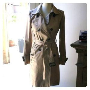Banana Republic Tan Trench Coat